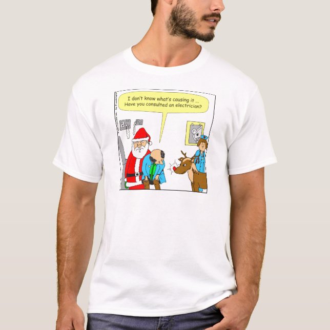 T-shirts x48 consulta uma charge eletrônica (Frente)