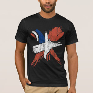 T-shirts X abstrato (vintage)
