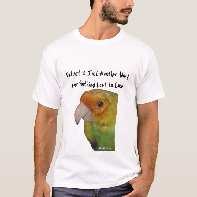 T-shirts X-tinction! Parakeet de Carolina (Frente)