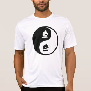 T-shirts Xadrez de Yin Yang