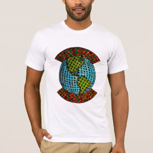 T-shirts Xadrez do mundo - série da assinatura de Sasquatc