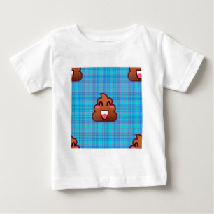 T-shirts xadrez poop emoji