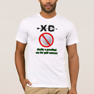 T-shirts XC finalmente um uso prático para campos de golfe