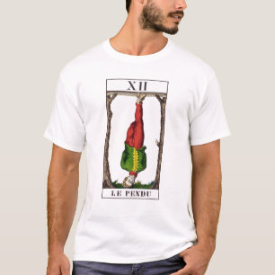T-shirts XII o homem pendurado, cartão de tarot