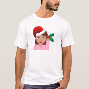 T-shirts xmas information girl emoji