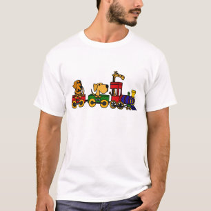 T-shirts XX- trem dos desenhos animados com cães e girafa