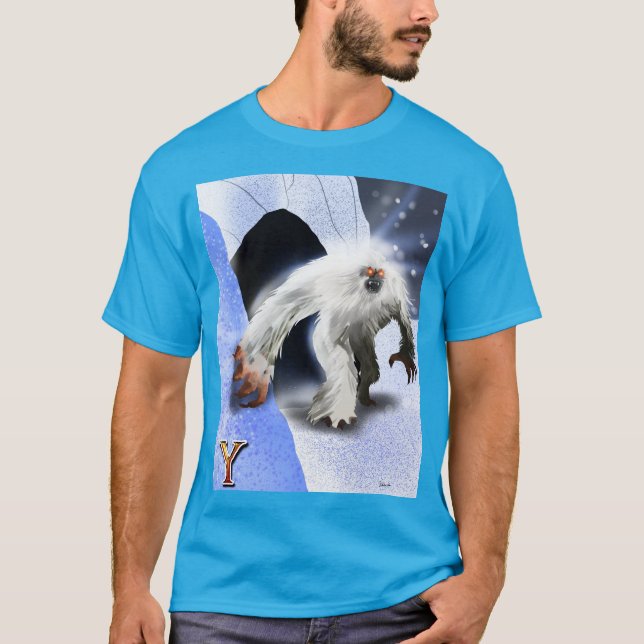 T-shirts Y é para Yeti (Frente)