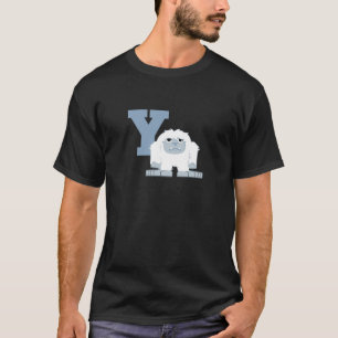 T-shirts Y é para Yeti Cute Cartoon Yeti Monster