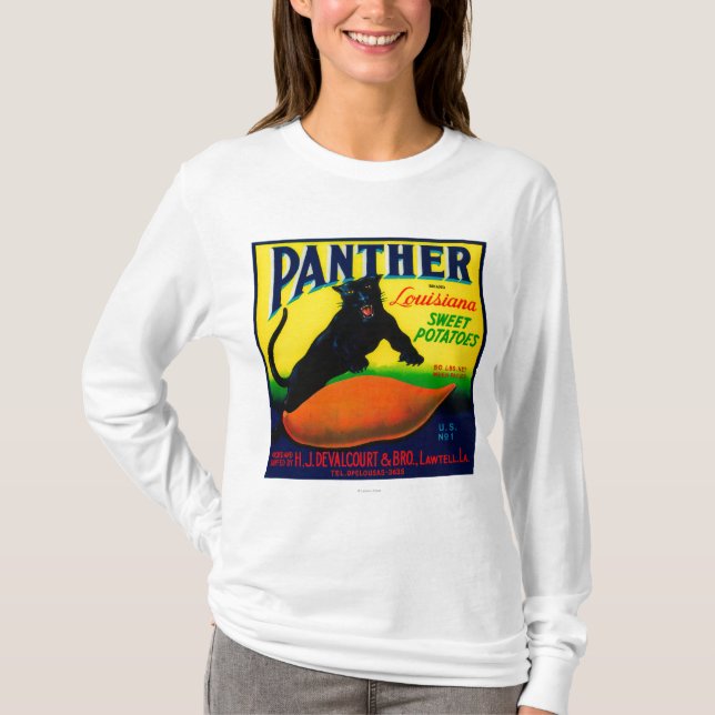 T-shirts Yam LabelLawtell da pantera, LA (Frente)