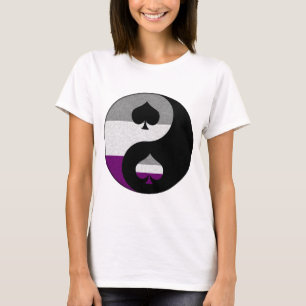 T-shirts Yin assexuado e Yang