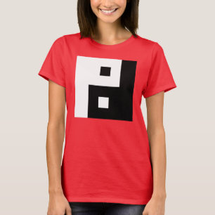 T-shirts Yin Yang ao quadrado