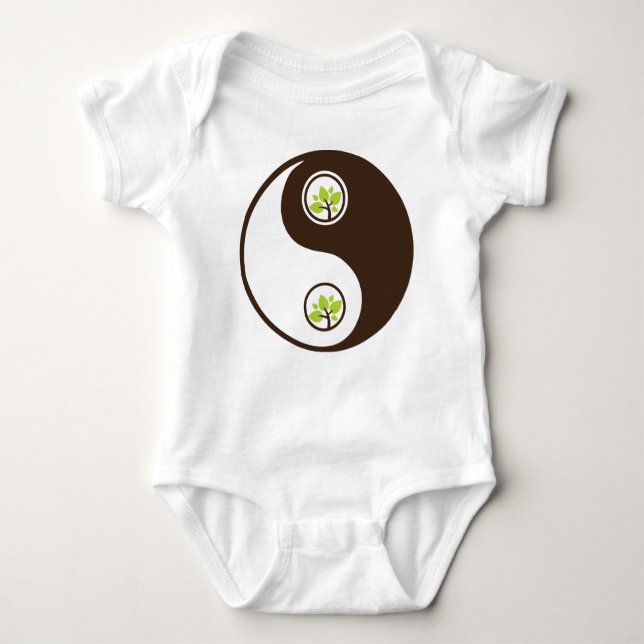 T-shirts Yin Yang Planet Shirts (Frente)