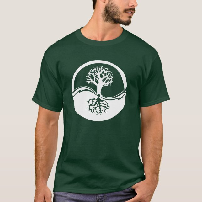 T-shirts Yin Yang Tree of Life (Frente)