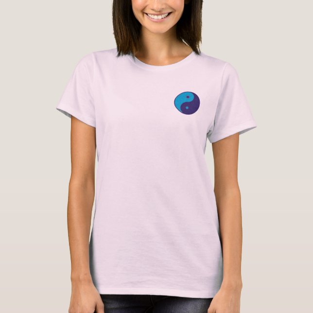 T-shirts Yin Yang Zen Meditação tao (Frente)