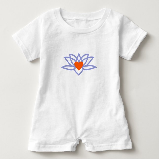 T-shirts Yoga Lotus Heart (Frente)