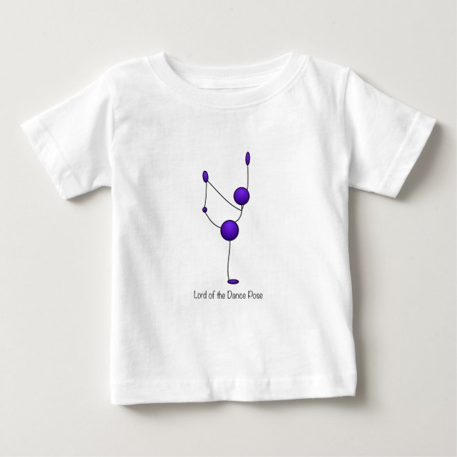 T-shirts Yoga Pose - Senhor da Dança Pose (Frente)