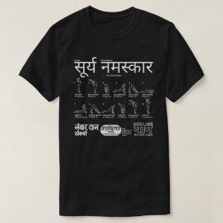 T-shirts Yoga : Surya Namaskara ヨガ：太陽礼拝 Sun Sultation