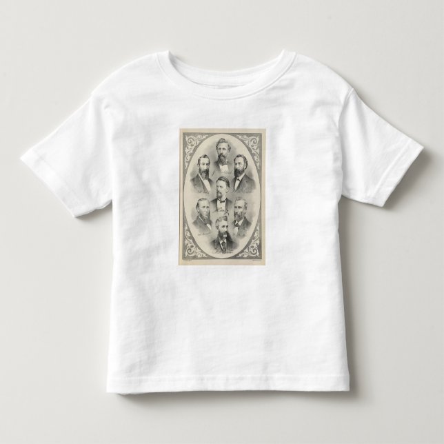 T-shirts Yolo County litografou retratos (Frente)