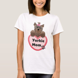T-shirts Yorkie Mãe