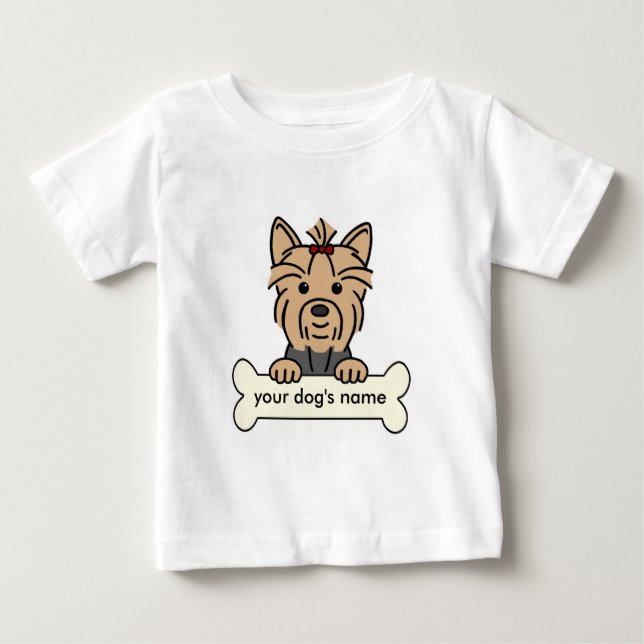T-shirts Yorkie personalizado (Frente)