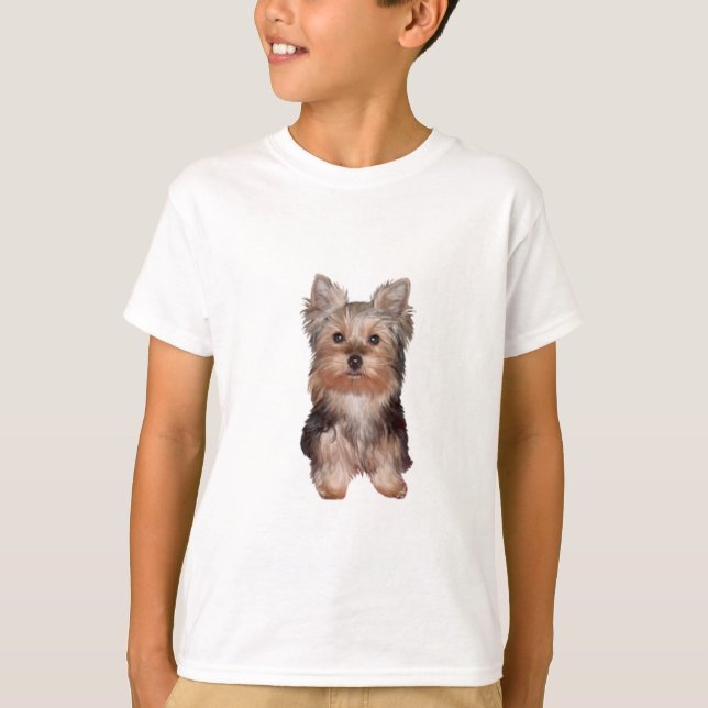 T-shirts Yorkshire Terrier Puppy (Frente)