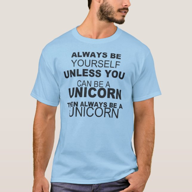 T-shirts Yourself, a Unicorn - alpargata Girls - (Frente)