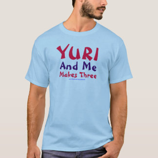 T-shirts Yuri e eu fazem três