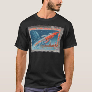 T-shirts Yuri Gagarin Vostok 1 é ø homem no espaço