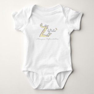 T-shirts Zara Girl Z name significa custom tee