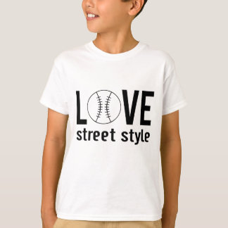 T-shirts Zazzle Unisex Ama Baseball Street Style Crianças