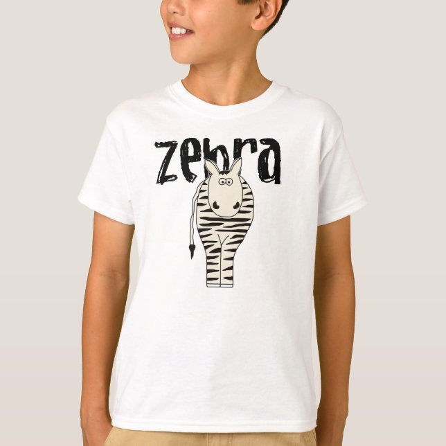 T-shirts Zebra (Frente)