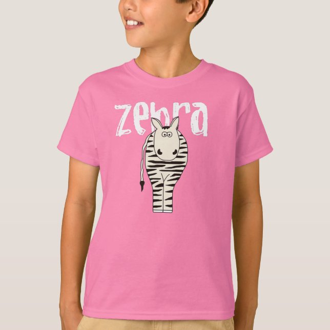 T-shirts Zebra (Frente)