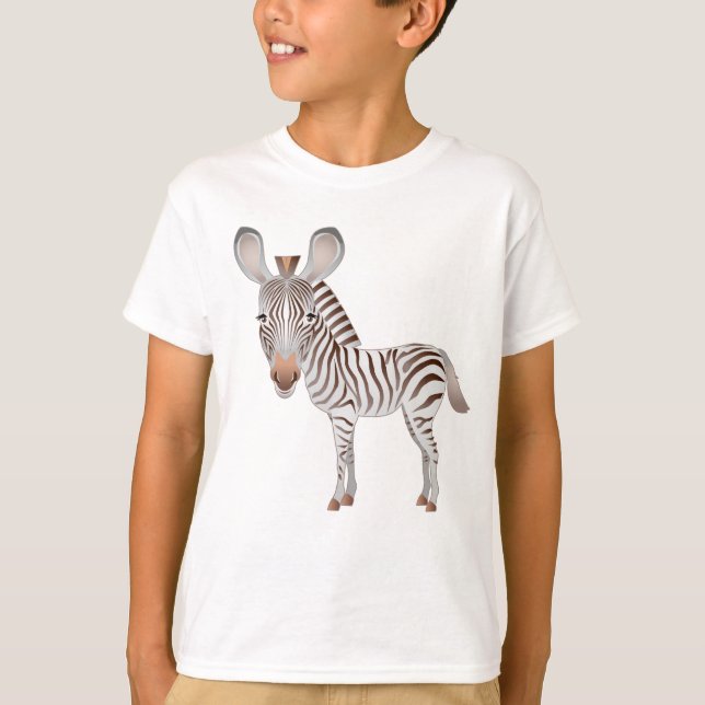 T-shirts Zebra (Frente)