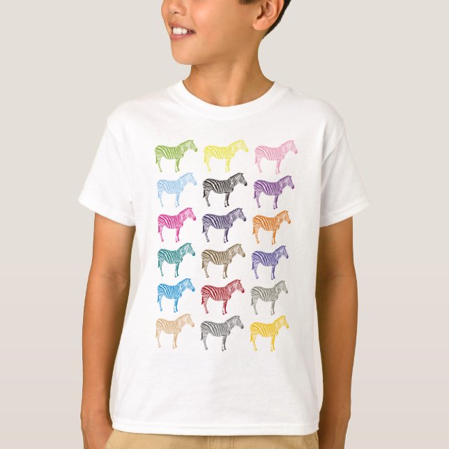 T-shirts Zebra (Frente)