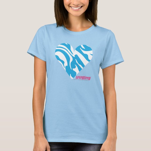 T-shirts Zebra Aqua 2 (Frente)