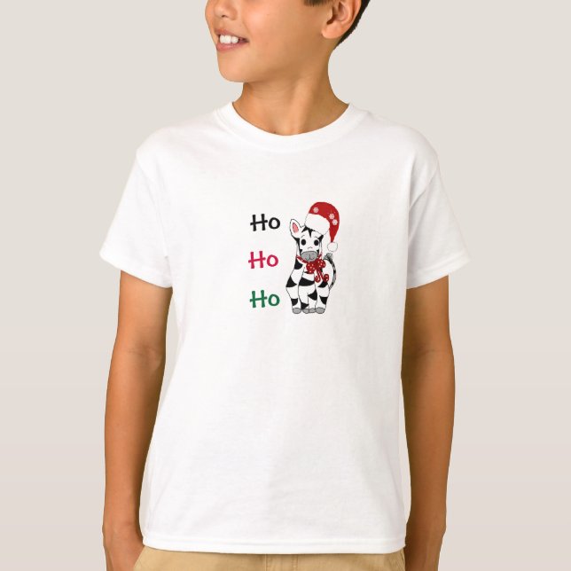 T-shirts Zebra de Natal (Frente)
