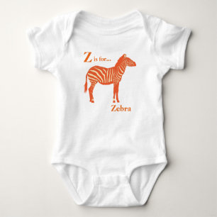 T-shirts Zebra - Mandarim e laranja claro