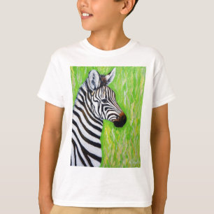 T-shirts Zebra Painting