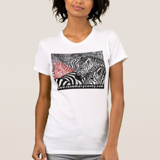 T-shirts Zebra vermelha