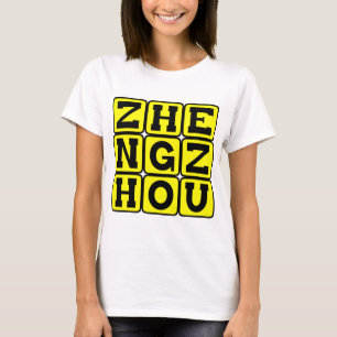T-shirts Zhengzhou, capital de Henan, China