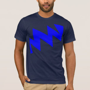 T-shirts ZigZag - Azul