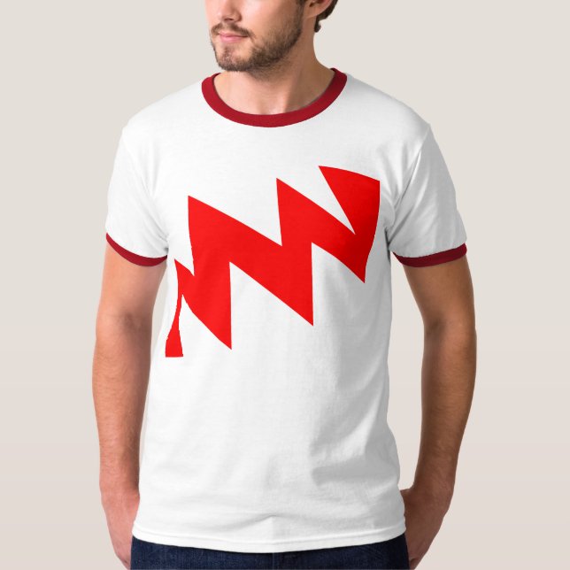 T-shirts ZigZag - Vermelho (Frente)