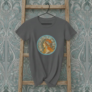 T-shirts Zodiac Retrato Alphonse Mucha
