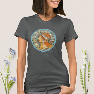 T-shirts Zodiac Retrato Alphonse Mucha