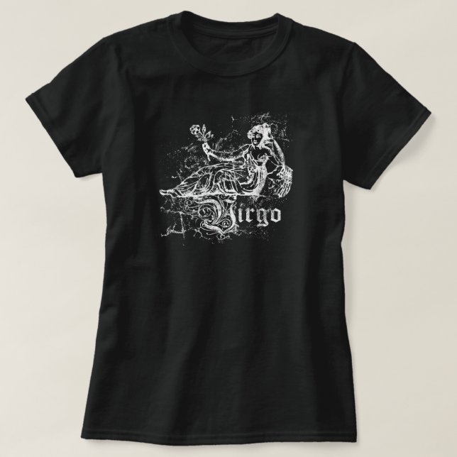 T-shirts Zodiac Virgo (Frente do Design)