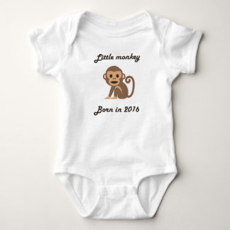 T-shirts Zodíaco chinês do bodysuit bonito do bebê - macaco
