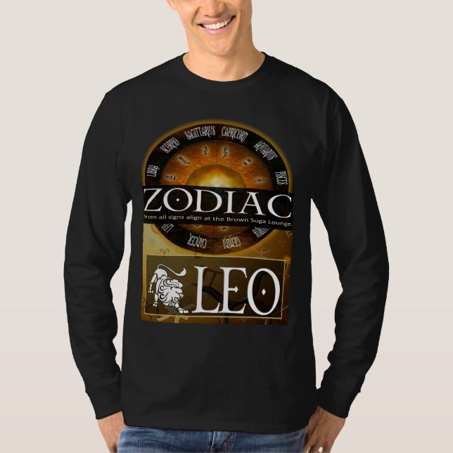 T-shirts Zodíaco - Leo (Frente)