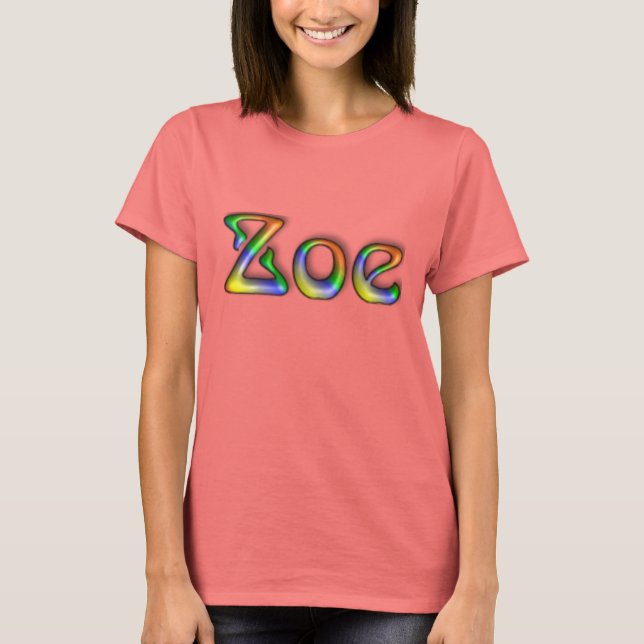 T-shirts Zoe (Frente)