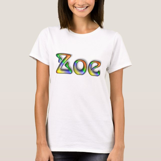 T-shirts Zoe (Frente)