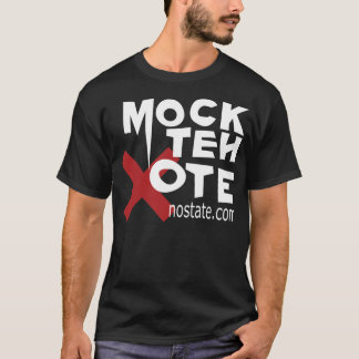T-shirts Zombe o preto de VoteX